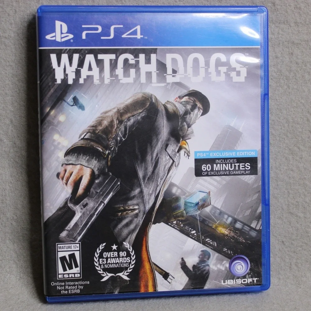 Watch Dogs PS4 Exclusive Edition Sony PlayStation 4‎ Ubisoft Action Adventure
